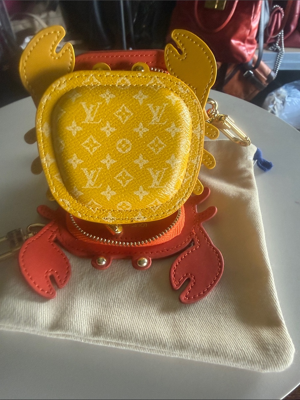 Yellow Crab Coin Pouch